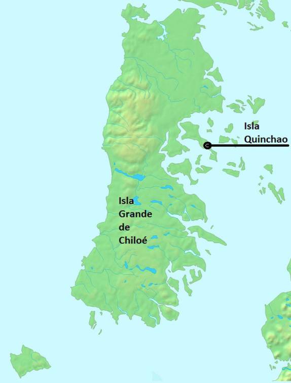 Chiloé, na verdade, é o nome de um arquipélago cuja maior ilha é a Isla Grande de Chiloé. A segunda maior é a Isla Quinchao, que visitamos hoje